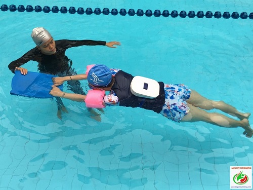 Hình ảnh dịch vụ dạy bơi tại nhà 1 kèm 1 ở Sài Gòn Swimming